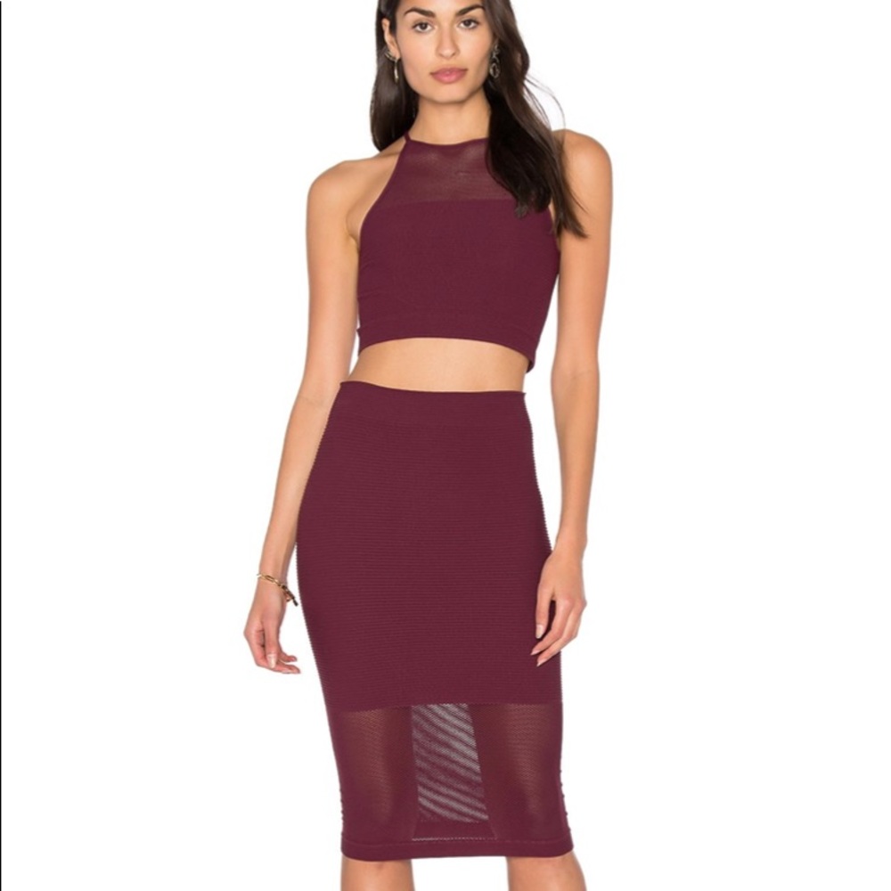 BCBGeneration Pencil Skirt in Bordeaux